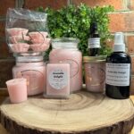 The Lighthouse Candle Factory's exclusive, limited edition, Amaretto Delight fragrance collection.