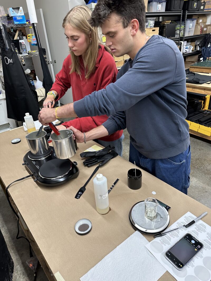 candle making class 1