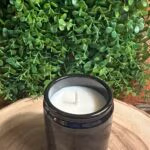 A habdmade scented candle made with 100% soy wax by The Lighthouse Candle Factory.