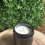A habdmade scented candle made with 100% soy wax by The Lighthouse Candle Factory.