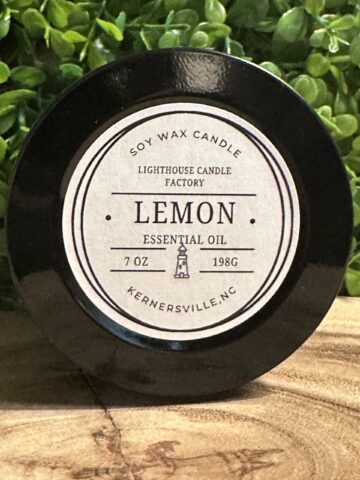 Lemon 7oz Essential Oil Soy Candle