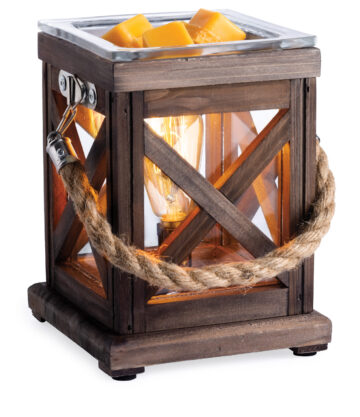 Walnut & Rope Vintage Bulb Illumination Fragrance Warmer 1