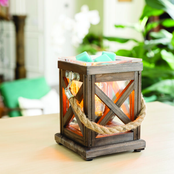 Walnut & Rope Vintage Bulb Illumination Fragrance Warmer 2