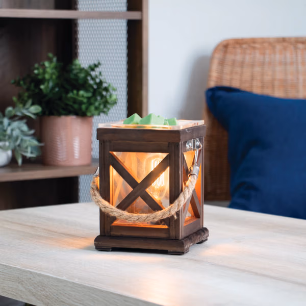 Walnut & Rope Vintage Bulb Illumination Fragrance Warmer 3