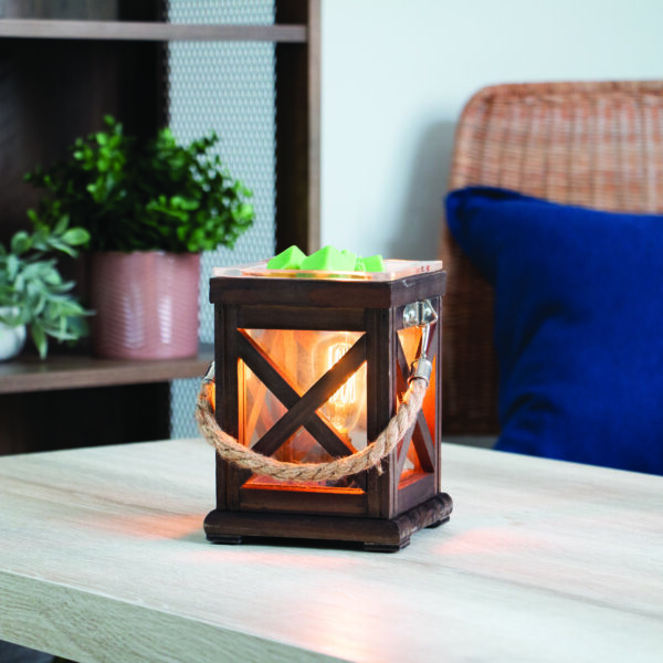 Walnut & Rope Vintage Bulb Illumination Fragrance Warmer 3