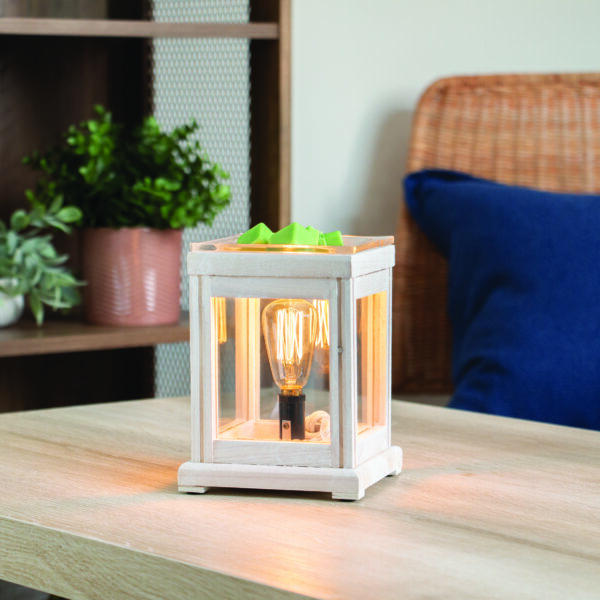 Weathered Wood Vintage Bulb Illumination Fragrance Warmer 3