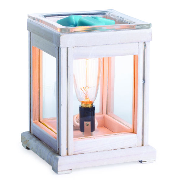 Weathered Wood Vintage Bulb Illumination Fragrance Warmer