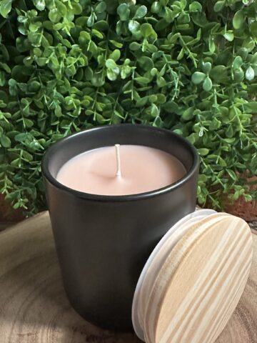 mocha brew 12oz modern black tumbler