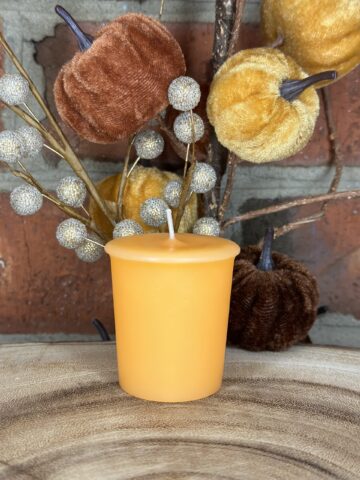 pumpkin pie votive