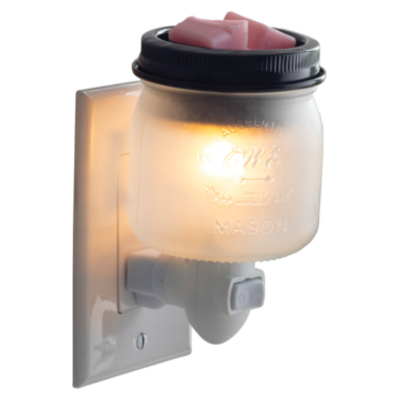 Glass Mason Jar Pluggable Fragrance Warmer 1