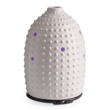 Gray Hobnail Medium Ultra Sonic Diffuser 1