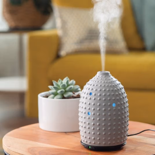 Gray Hobnail Medium Ultra Sonic Diffuser 3 Gray Hobnail Medium Ultra Sonic Diffuser 3