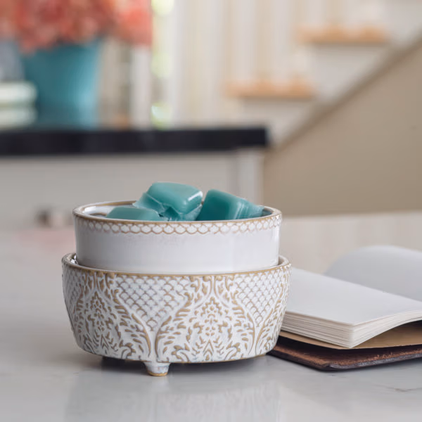 Vintage White 2-In-1 Classic Fragrance Warmer 4