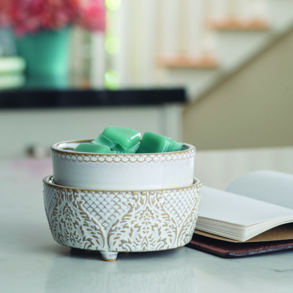 Vintage White 2-In-1 Classic Fragrance Warmer 4