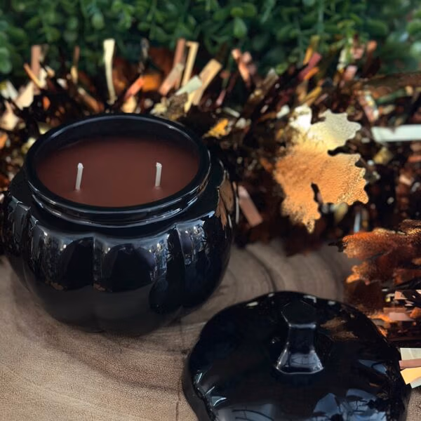 grandpas apple cider black pumpkin jar