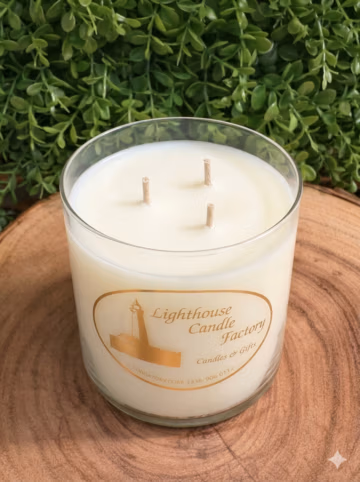white peppermint obg 3 wick clear top