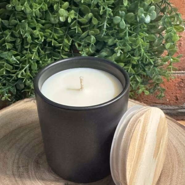 white peppermint obg black 12oz modern ceramic tumbler