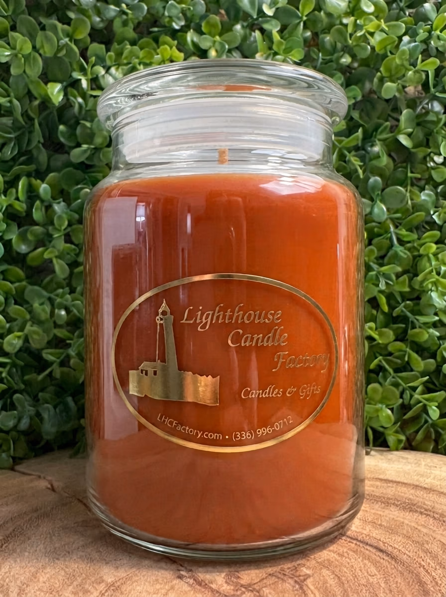 Pumpkin Chai Candle – 32oz Jar, 150+ Hours of Burn Time Bring autumn home with Pumpkin Chai Candle: pumpkin, chai tea and baking spices in a handmade 32oz candle jar with 150+ hours of burn time and excellent scent throw.